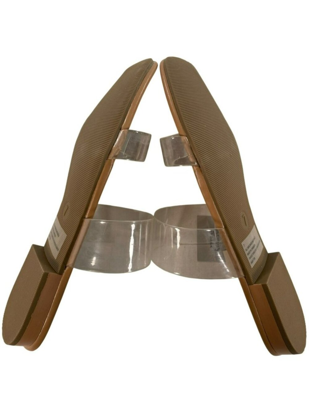 A New Day Anna Memory Foam Sandals Clear Comfortable & Lightweight Slip-On Sz 7 - Picture 3 of 10